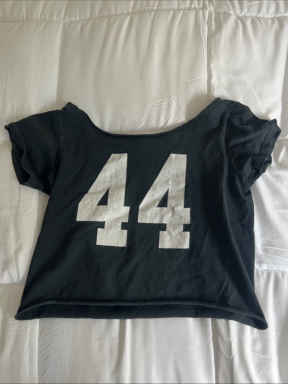 Brandy Melville Navy 44 Graphic T Shirt